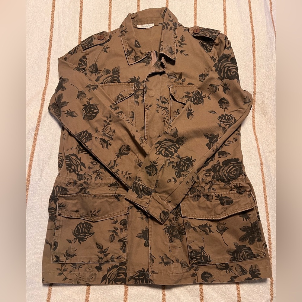 Floral Utility Style Jacket